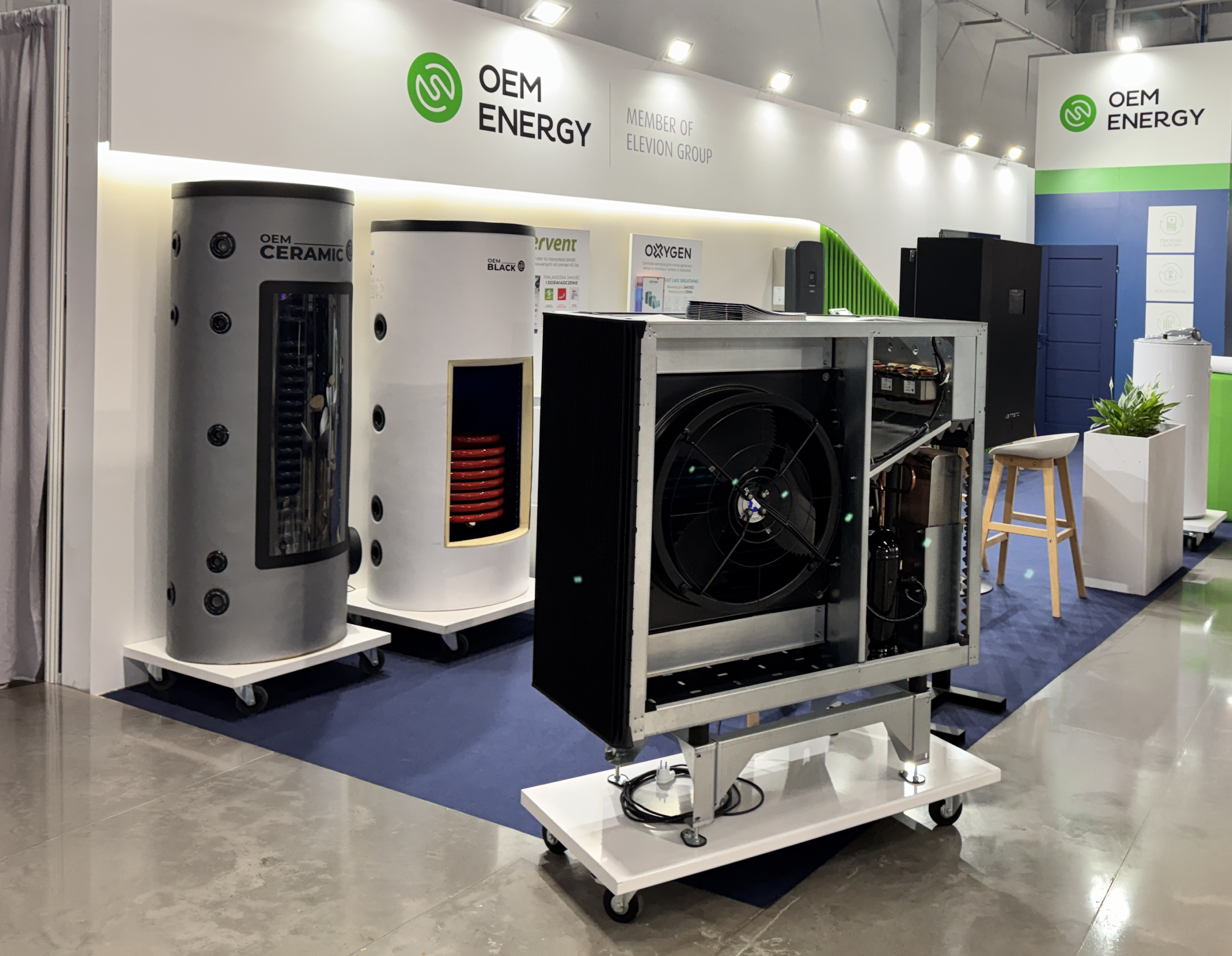 pompa ciepła i zbiorniki